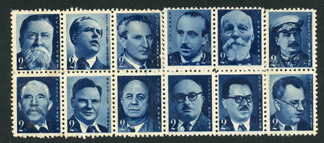 Vignettes leaders du PCF