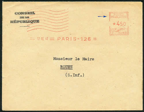 EMA du Conseil légende Poste Française