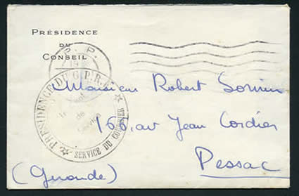 Enveloppe de Léon Blum