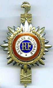 Insigne de membre de l'Assemblée Nationale