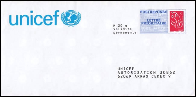 UNICEF Postreponse Marianne de Lamouche