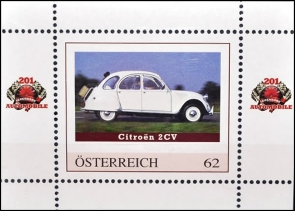 bloc personnalisé 2CV autriche