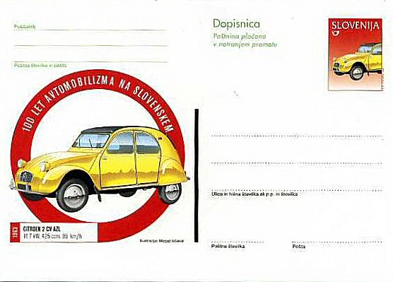 Entier postal de Slovénie
