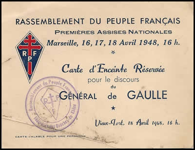 Assises du RPF à Marseille