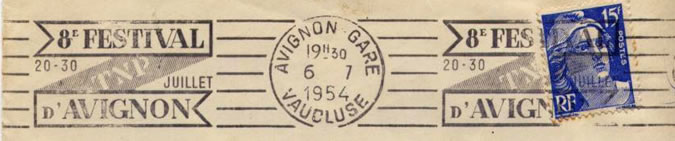 OMEC Festival d'Avignon 1954