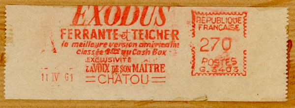 EMA chanson du film exodus