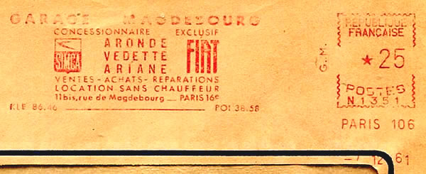 EMA Concessionnaire Aronde Ariane Vedette