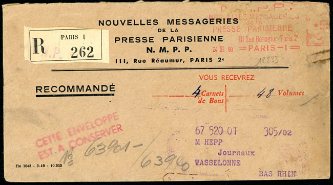 Lettre recommandée des NMPP avec EMA