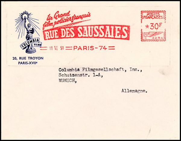 EMA du film Rue des Saussaies