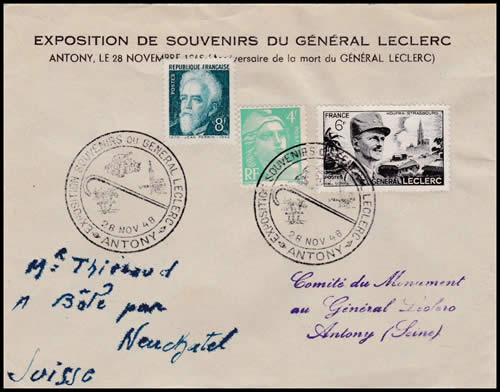 Exposition des souvenirs du général Leclerc