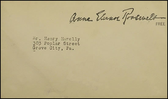 Marque de franchise de Eleanor Roosevelt