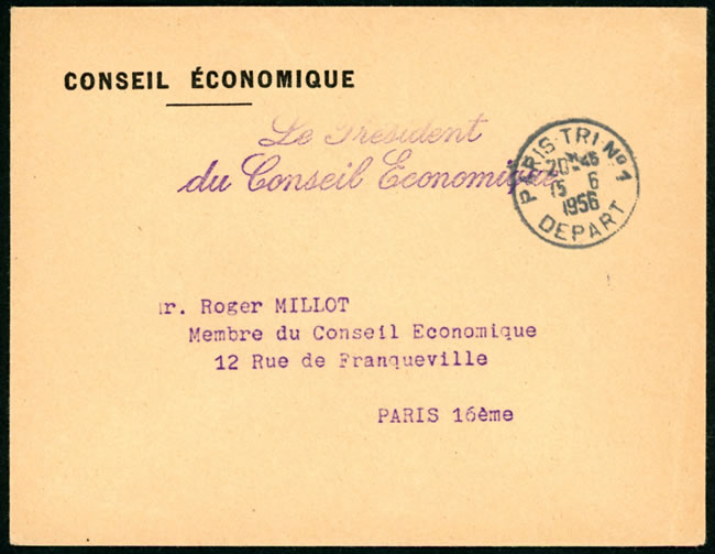 FRanchise du Président du Conseil Economique