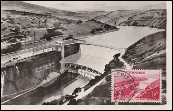 carte maximum Génissiat