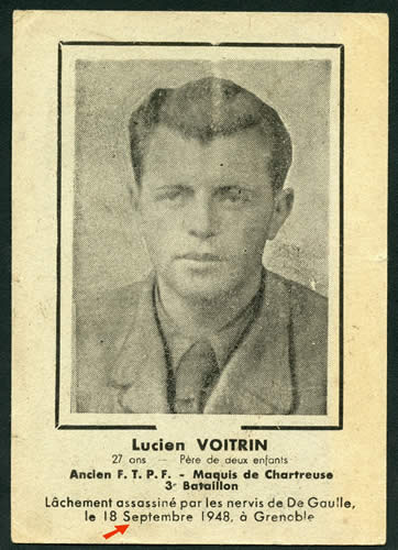 manifestant tué pendant les grèves