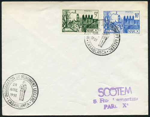 Inauguration du Monument au général leclerc