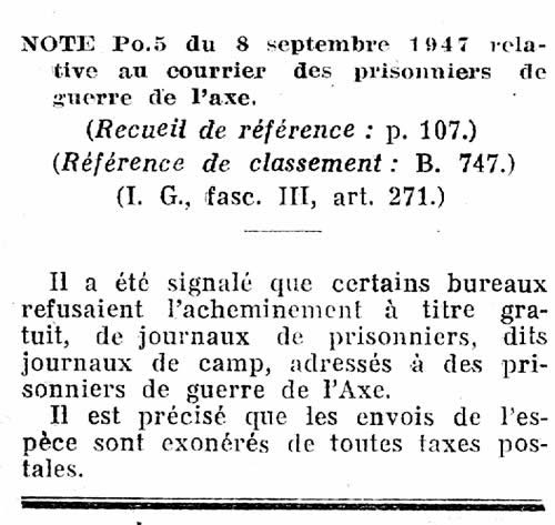 Journaux pour prisonniers