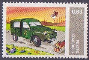 Luxembourg timbre personnalisé