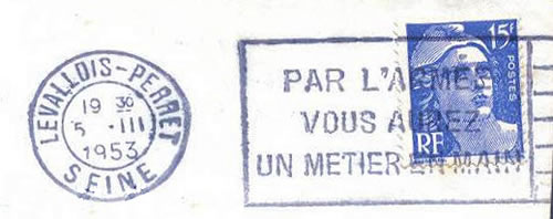 OMEC Par l'armée vous aurez un métier en main double cercle