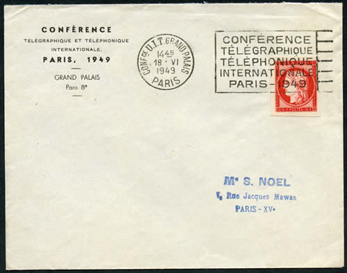 OMEC CITT 1949 sur 15F Cérès