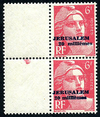 Paire dont la deuxième ligne est décalée