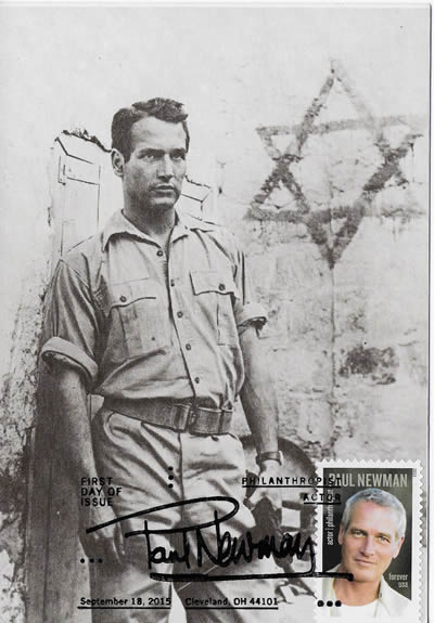 carte Maximum Paul Newman film Exodus