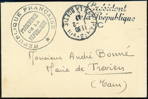 Franchise de la Présidence de la République