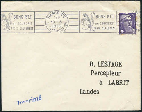 Flamme RBV emprunt PTT