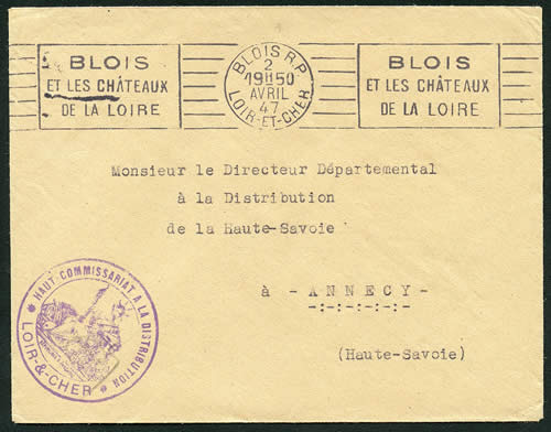 lettre du haut commissariat dans le Loir et Cher