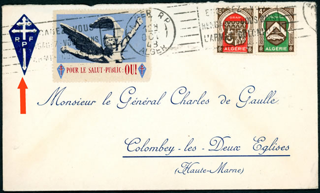 Lettre du RPF d'Alger