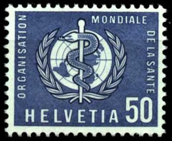 Timbre de service suisse de l'OMS