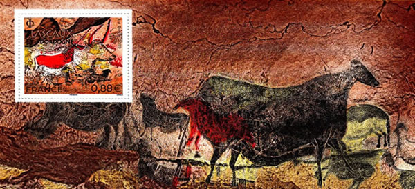 Souvenir philatélique de Lascaux