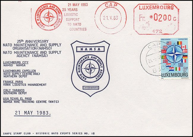 25ème anniversaire de la NAMSA (OTAN)