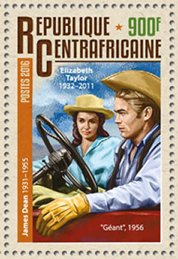 Elisabeth Taylor et James Dean