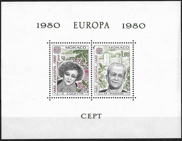 BF de Monaco Colette et Pagnol