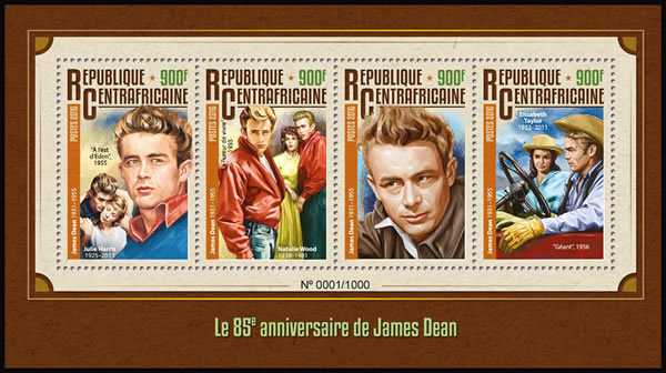Bloc James Dean avec extraits de ses 3 films