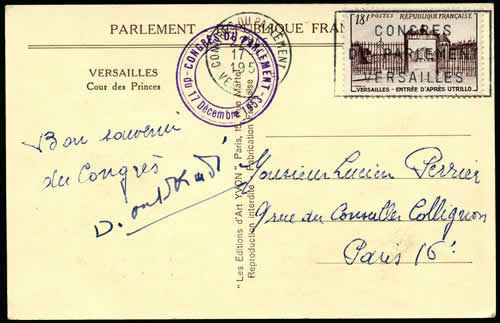 OMEC Congrès de Versailles