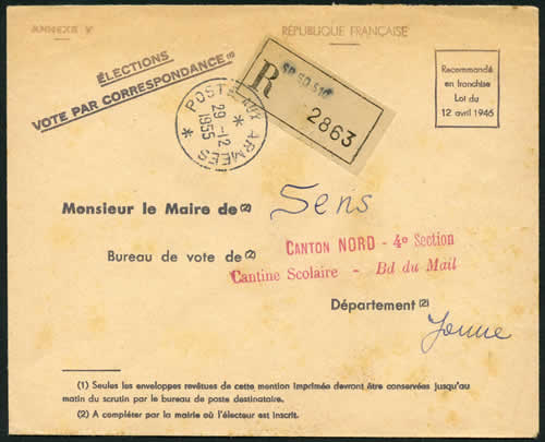 recommandé électoral 12/55