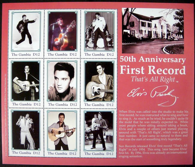 50ème anniversaire du 1er enregistrement d'Elvis Presley