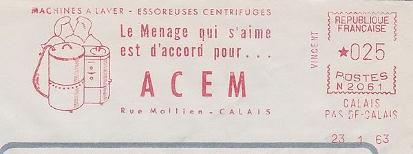 EMA Pub machine à laver ACEM