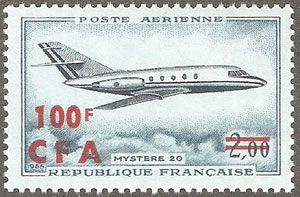 Mystère 20 surchargé CFA