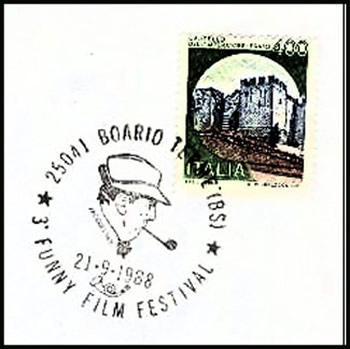 Oblitération Temporaire italienne Jacques Tati