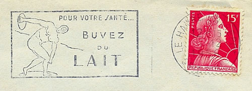 OMEC Buvez du lait  Le Havre flamme à gauche