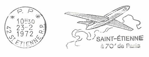 OMEC caravelle St Etienne en port Payé flamme à droite