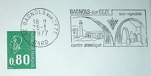 OMEC Marcoule et Vignobles flamme à droite