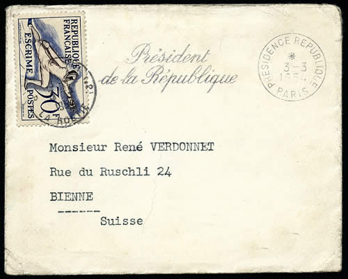 Affranchissement pour l'éranger