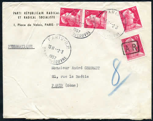 Pneumatique AR du partii radical