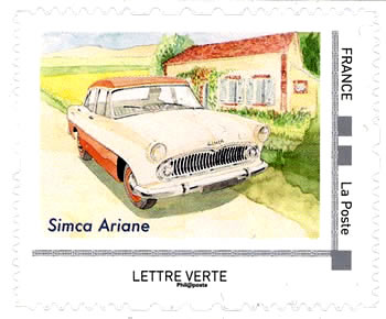 Autocollant Ariane SIMCA collector