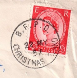 Poste aux armées britannique sur les îles Christmas