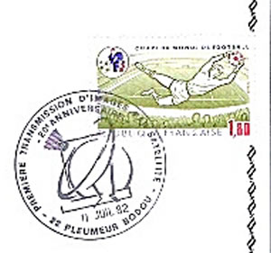 20ème anniversaire de la première transmission spatiale par satellite