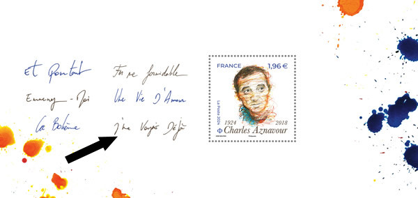 feuillet Charles Aznavour